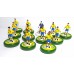 Subbuteo Andrew Table Soccer Brazil 1970 World Cup Winners on WSB Professional bases